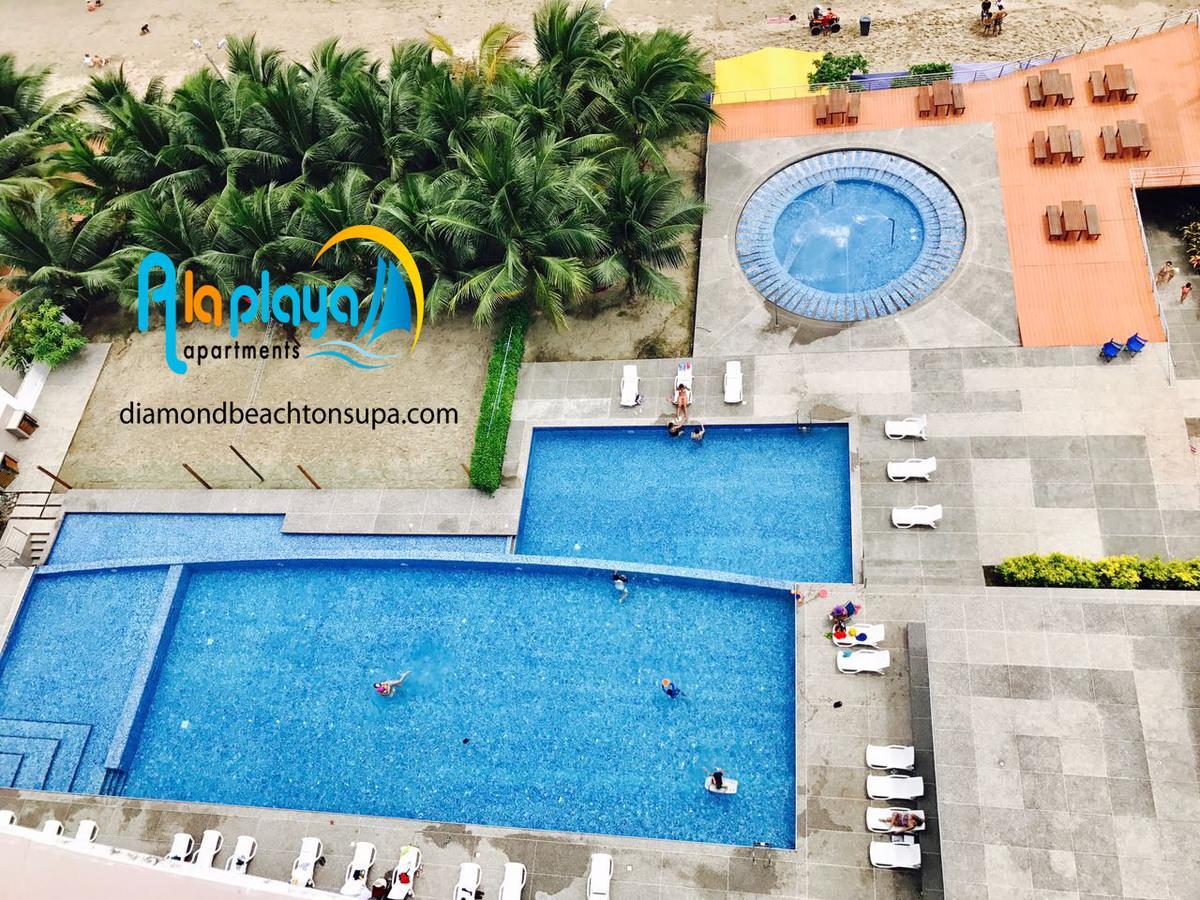 Resort Playa Azul Departamentos Frente Al Mar Тонсупа Экстерьер фото