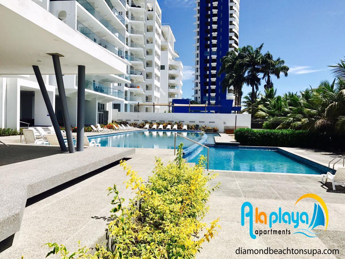 Resort Playa Azul Departamentos Frente Al Mar Тонсупа Экстерьер фото